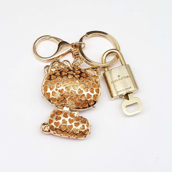 Authentic Louis Vuitton Lock & Key with unbranded Bagcharm, Keycharm, Keychain - Picture 4 of 7